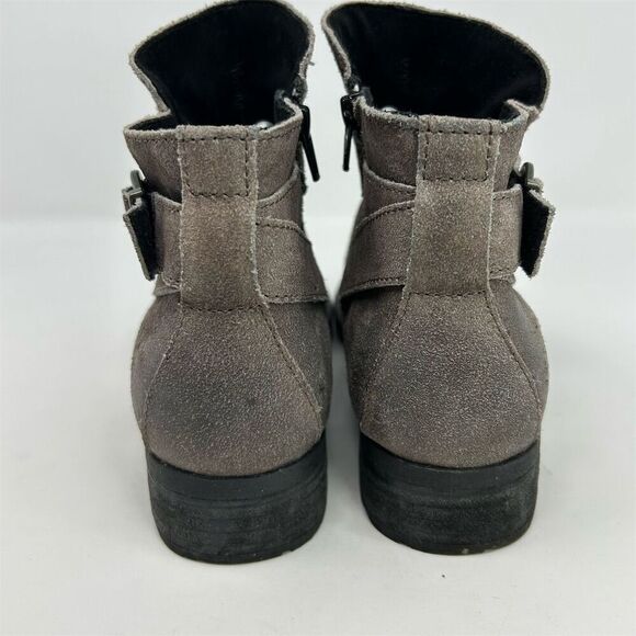 Born Jorgette Women's Gray Suede Ankle Boots Size 9.5 Casual Chic Fall Comfort - Picture 8 of 13